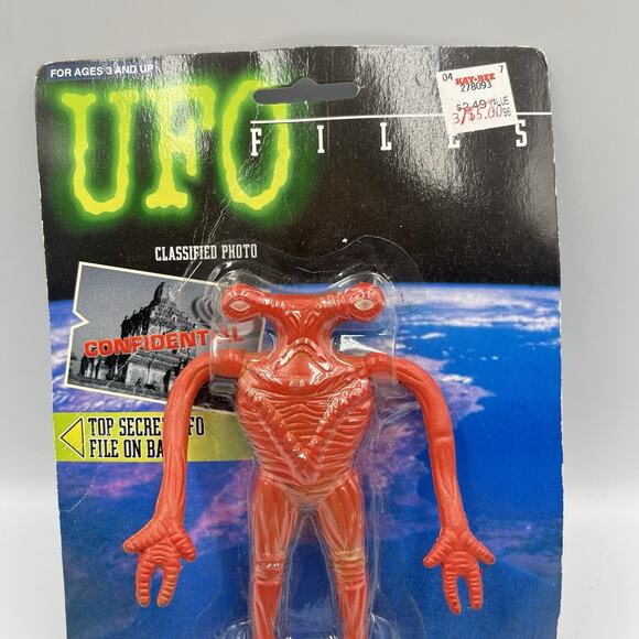 UFO FILES Amphiboid Scientist Alien Bendable Figure - Picture 3 of 8